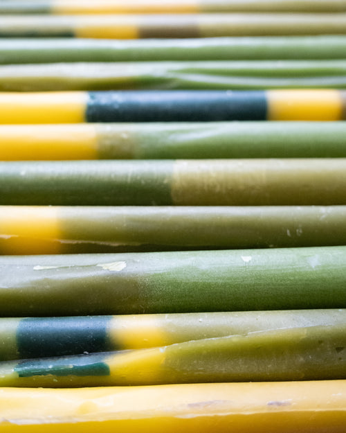 Blut Noir Pour 2 - Gold and Green Prosperity Candles